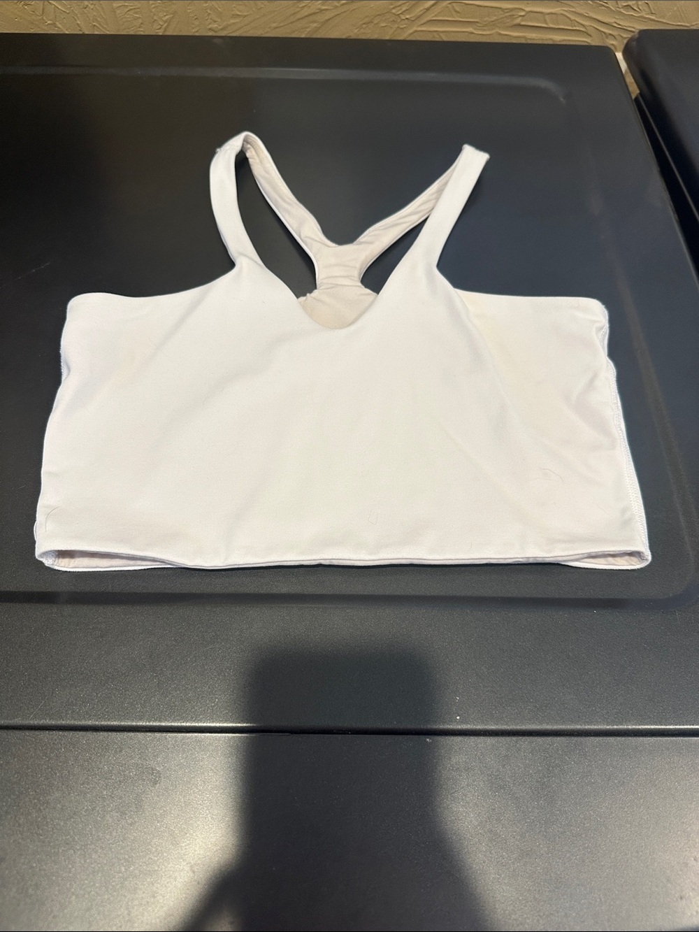Lululemon Light Cream Racerback Sports Bra